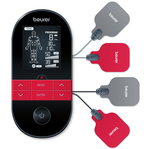 HEYIKEJI EMS TENS Unit Muscle Stimulator for Pain Relief Therapy,72 Modes  Electronic Pulse Muscle Massager, 40 Level Intensity tens stim Machine,with